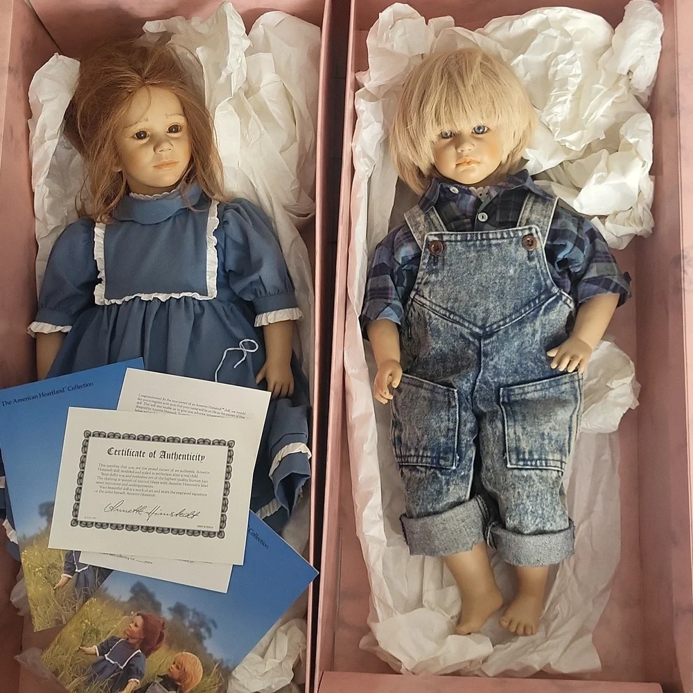 Puppen Kinder The American Heartland Collection Toni & Timmi